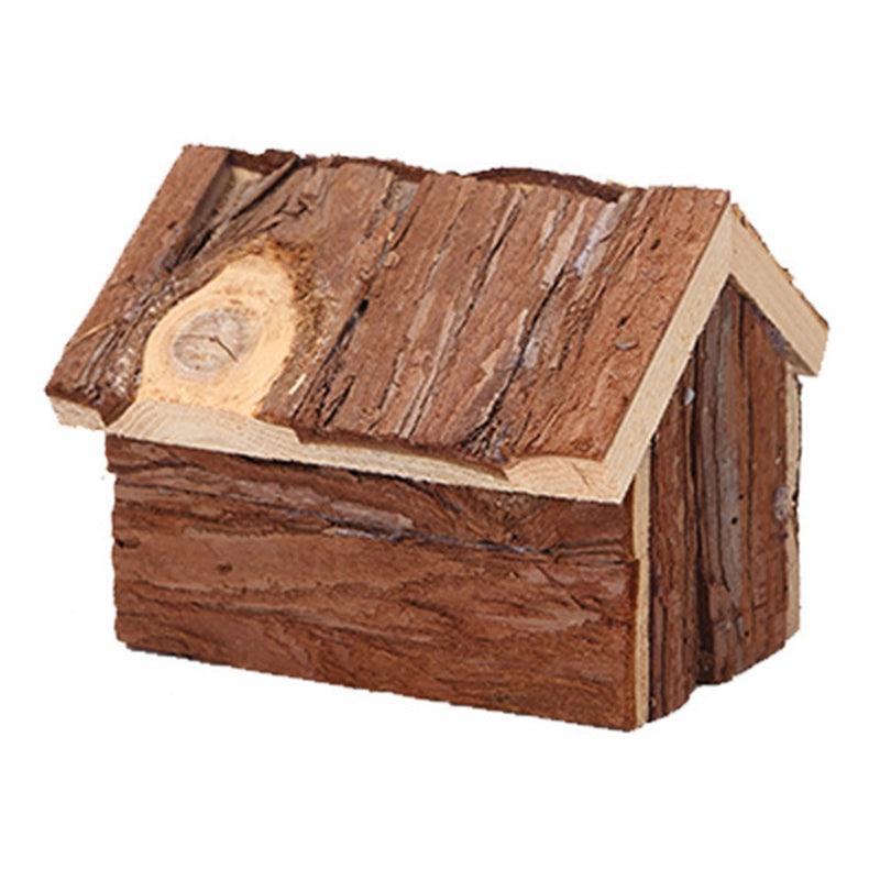 Natural Wooden Cottage Hide For Small Animals